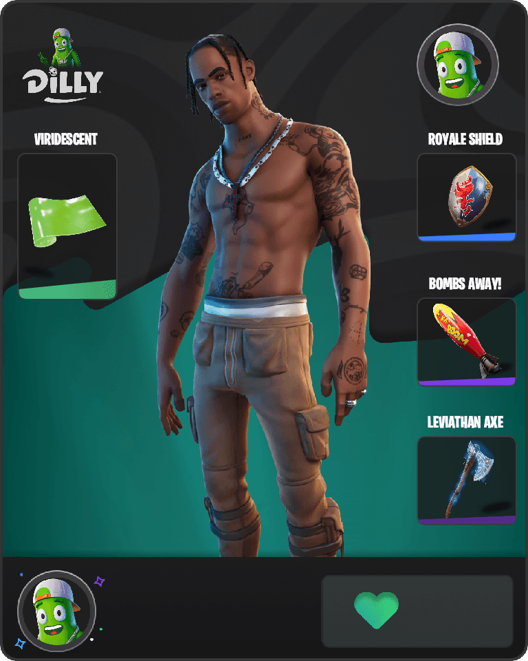 Travis Scott Fortnite combo