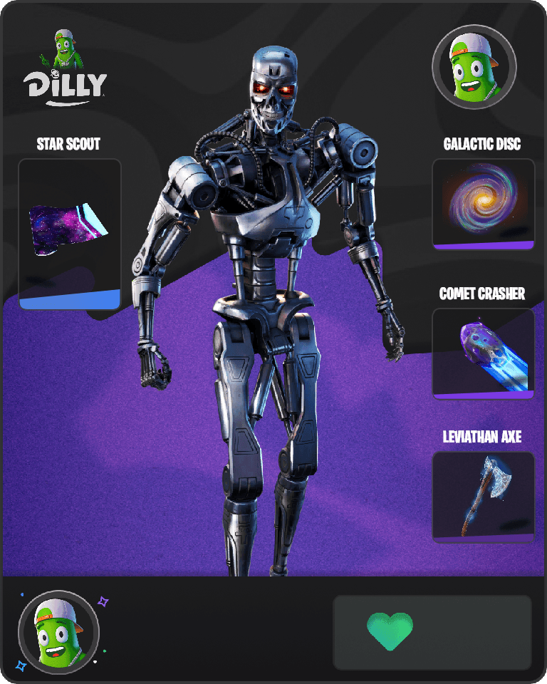 T-800 Fortnite combo