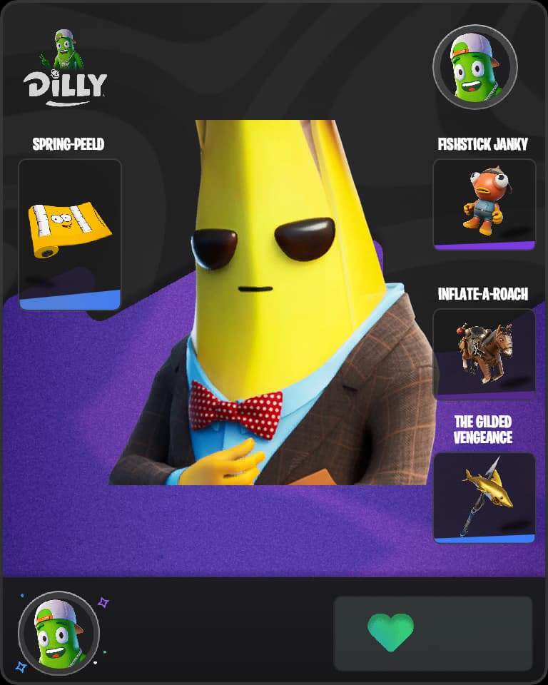 Agent Peely combo by DillyFan411370