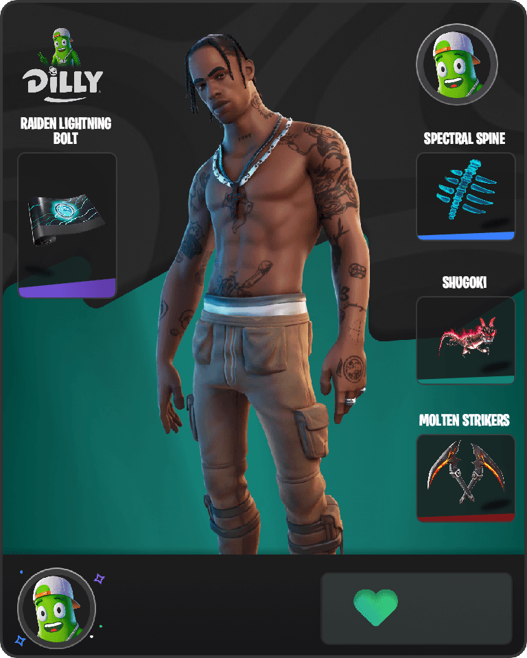 Travis Scott Fortnite combo