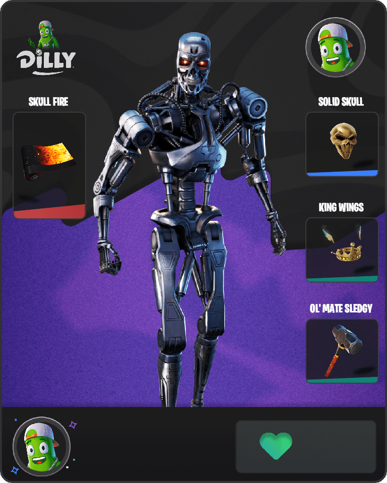 T-800 Fortnite combo