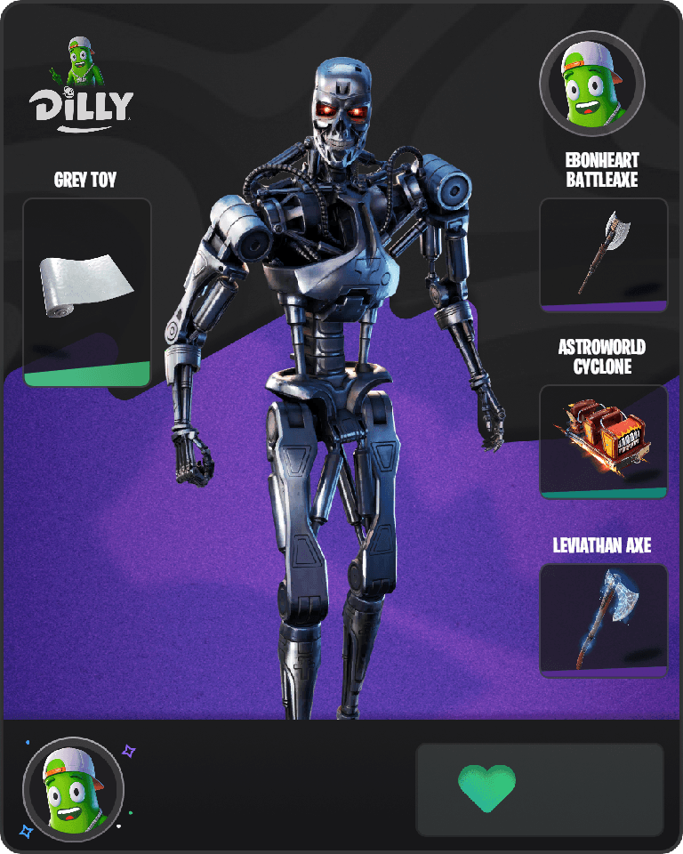 T-800 Fortnite combo