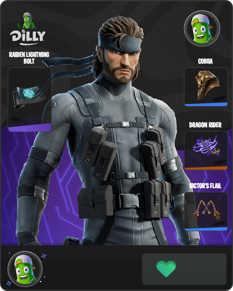 Solid Snake Fortnite combo