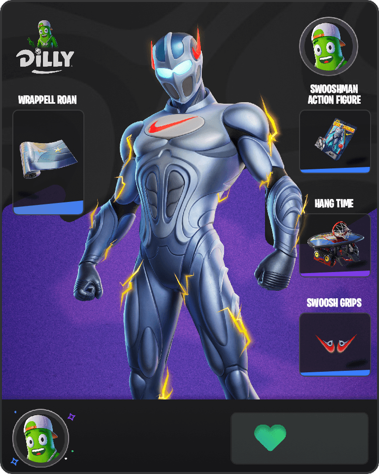Swooshman Fortnite combo
