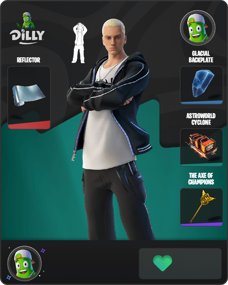 Slim Shady Fortnite combo