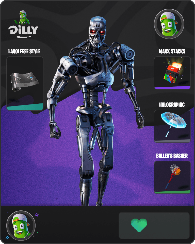 T-800 Fortnite combo