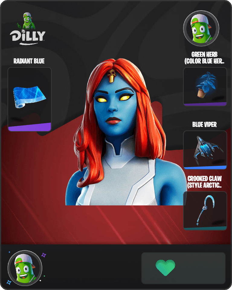 Mystique Fortnite combo