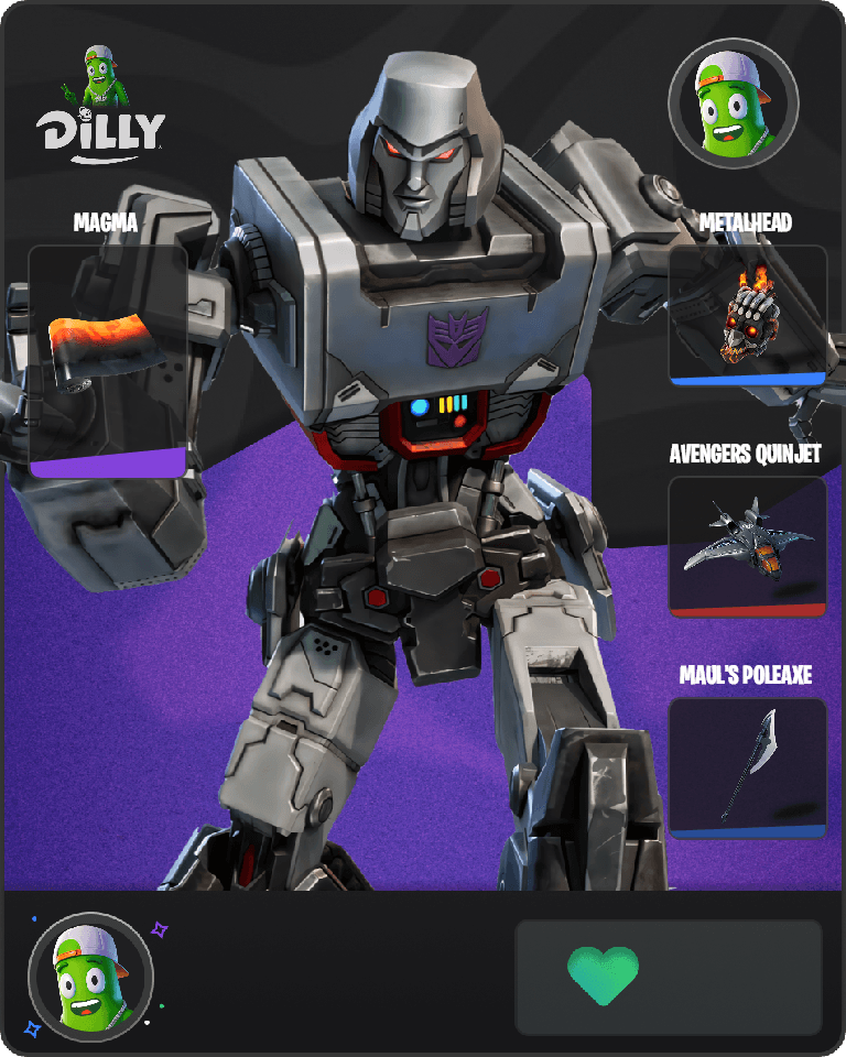 Megatron Fortnite combo