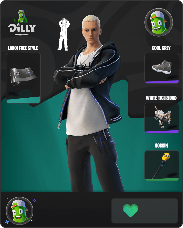 Slim Shady Fortnite combo