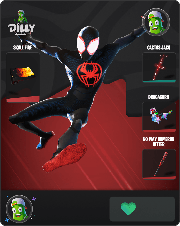 Spider-Man (Miles Morales) Fortnite combo