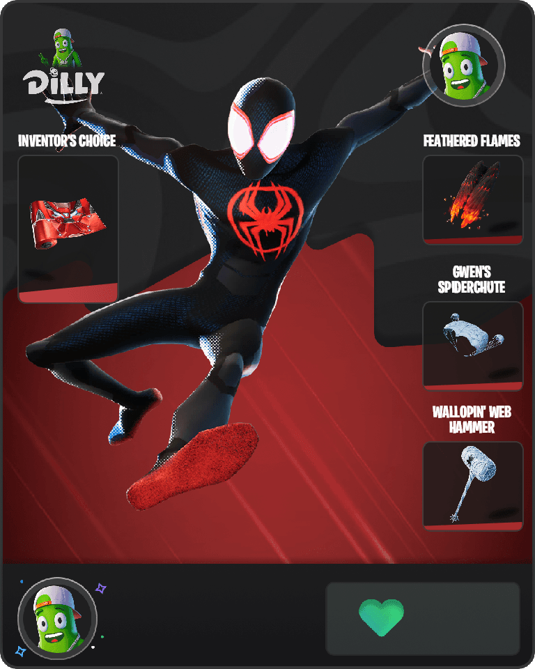 Spider-Man (Miles Morales) Fortnite combo