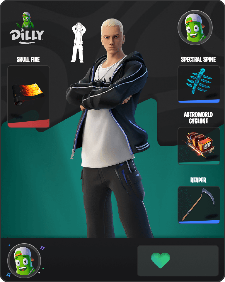 Slim Shady Fortnite combo