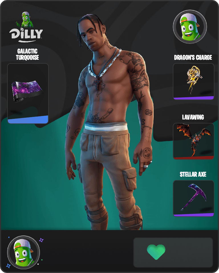 Travis Scott Fortnite combo