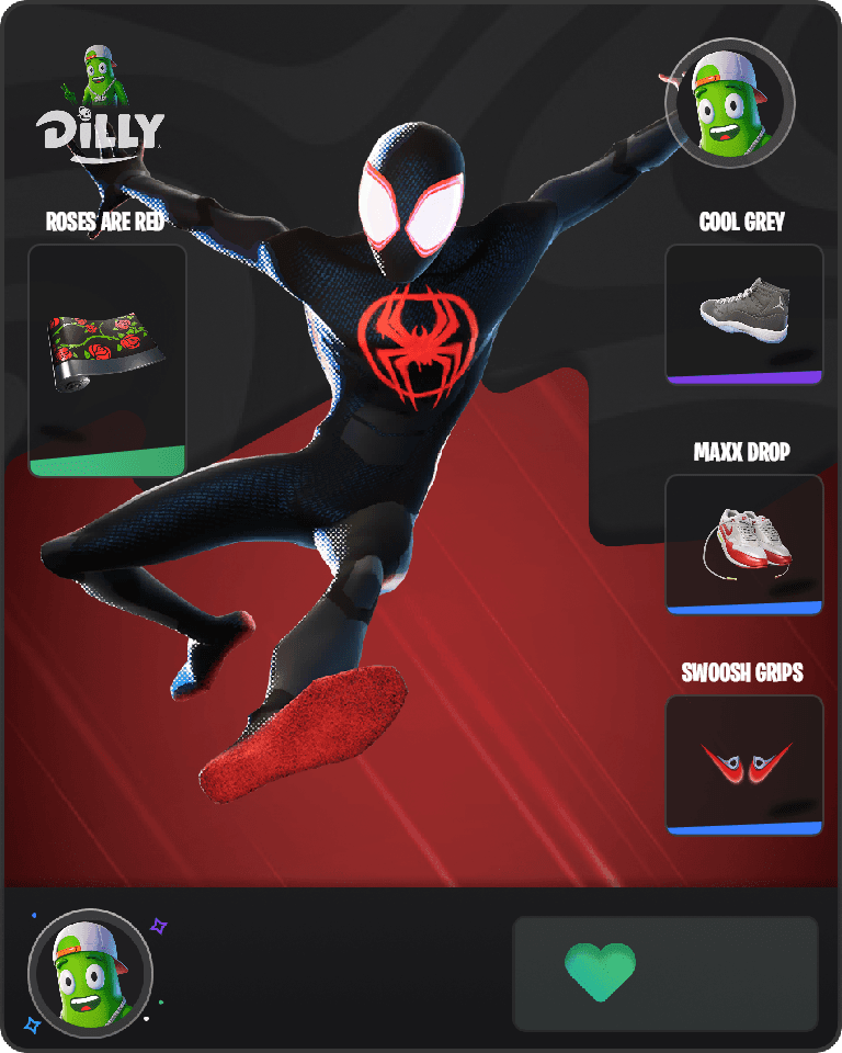 Spider-Man (Miles Morales) Fortnite combo