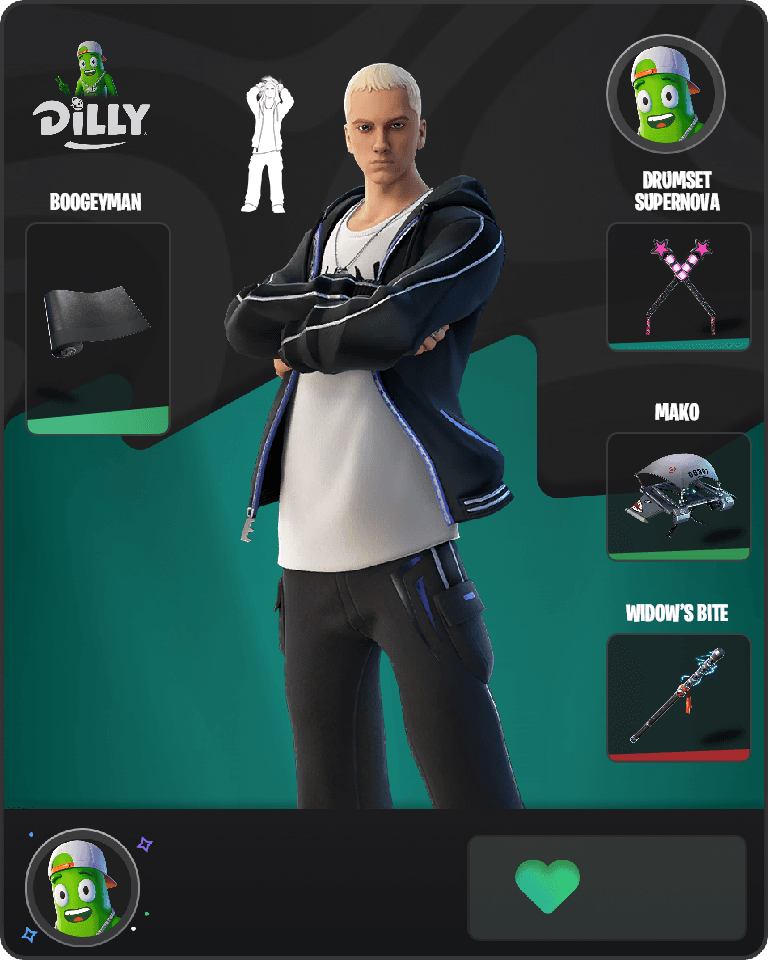 Slim Shady Fortnite combo