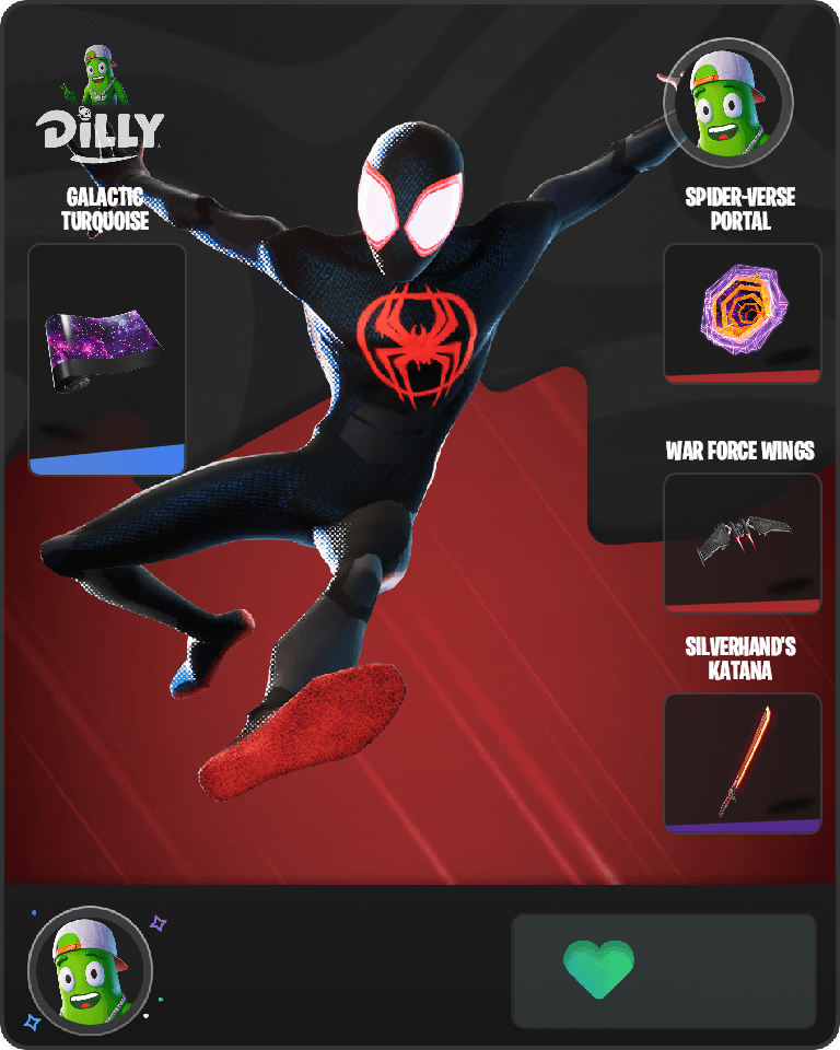 Spider-Man (Miles Morales) Fortnite combo
