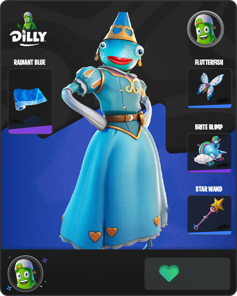Princess Felicity Fish Fortnite combo