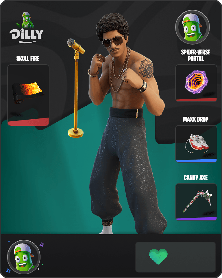 Bruno Mars Fortnite combo