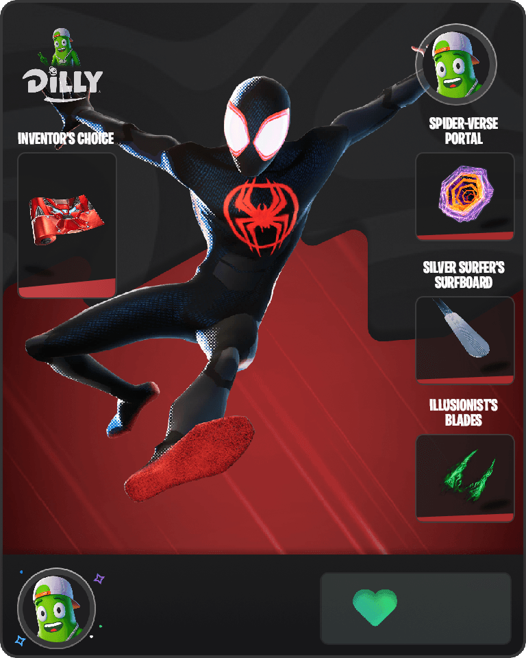 Spider-Man (Miles Morales) Fortnite combo