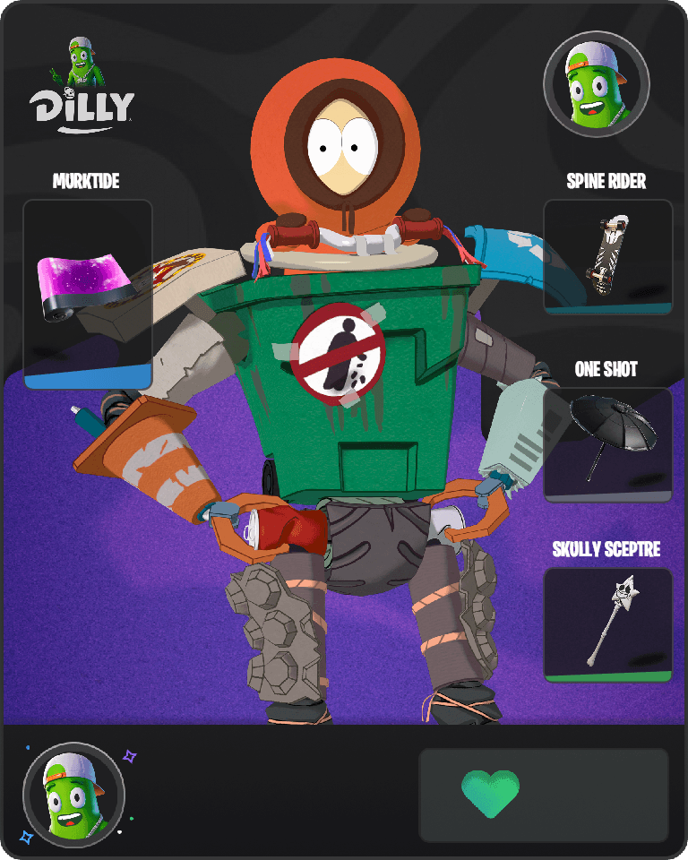Kenny McCormick Fortnite combo