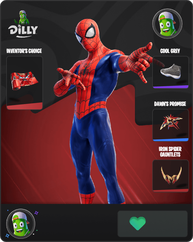 Spider-Man Fortnite combo