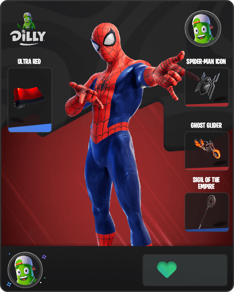 Spider-Man Fortnite combo