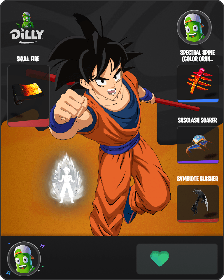 Son Goku Fortnite combo