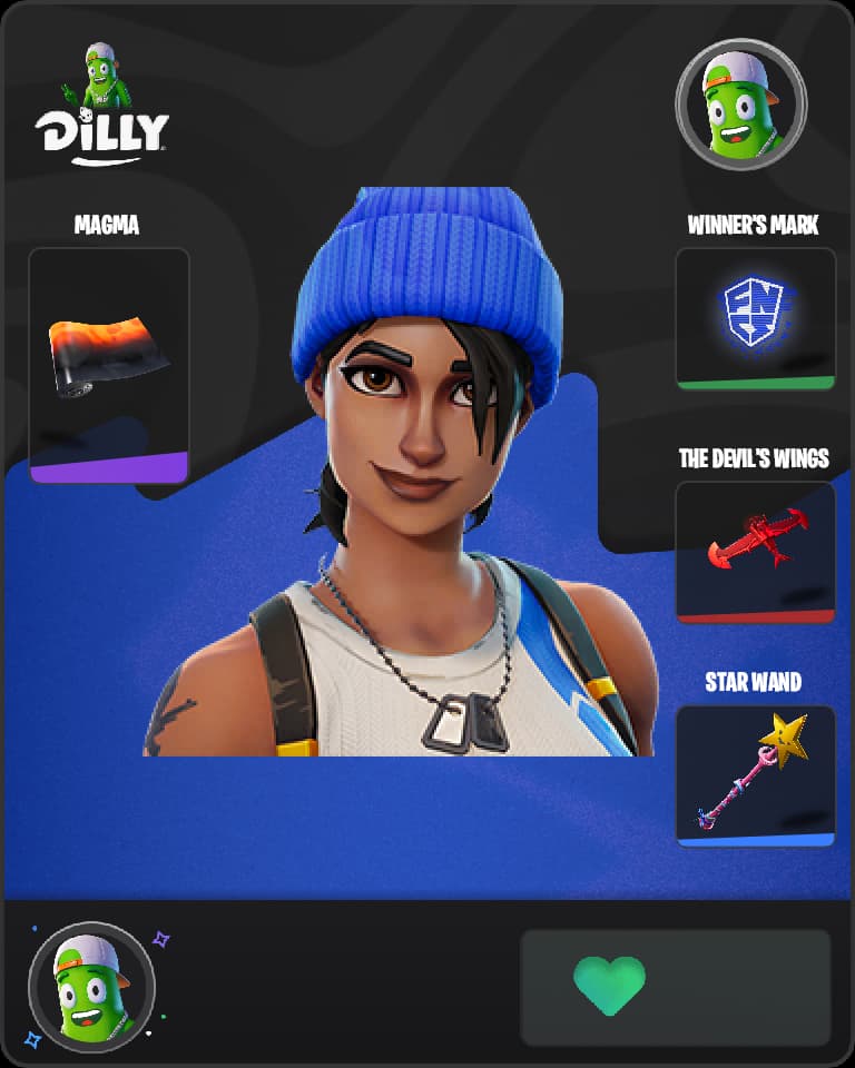 Blue Team Leader Fortnite skin combo