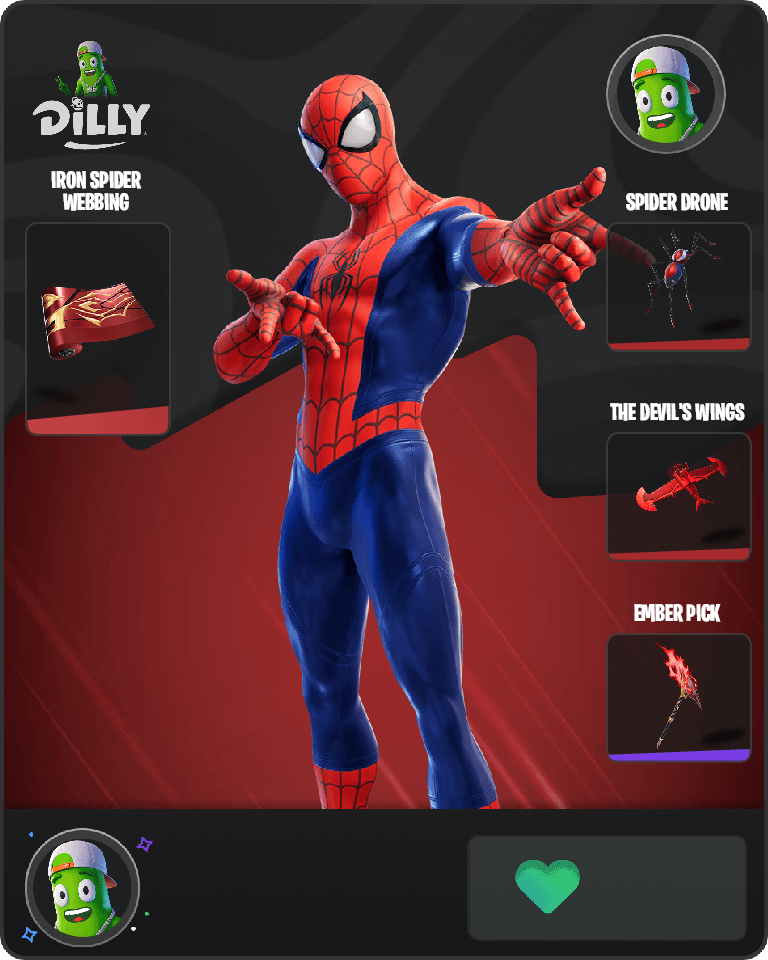 Spider-Man Fortnite combo