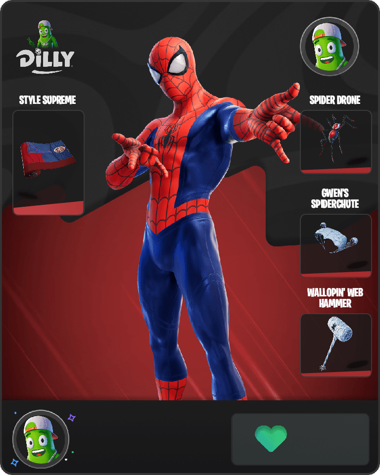 Spider-Man Fortnite combo