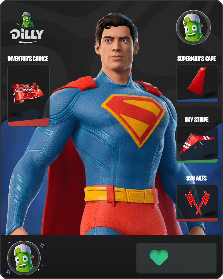 Superman Fortnite combo