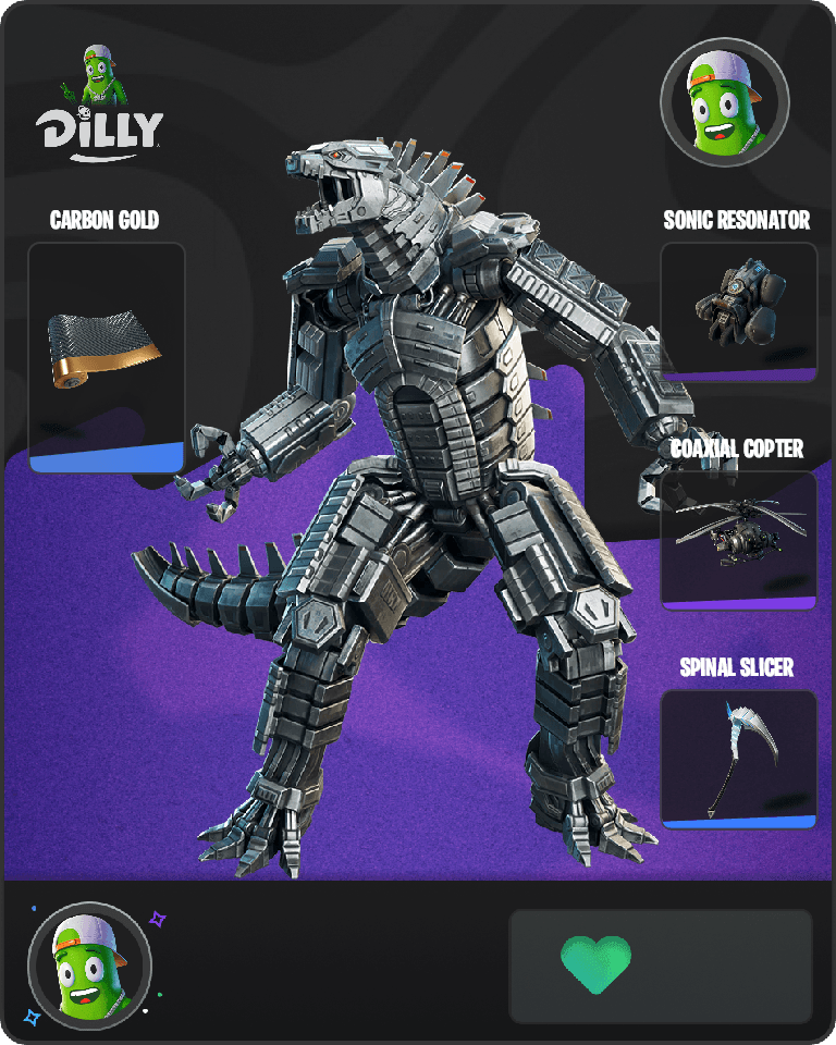Mechagodzilla Fortnite combo