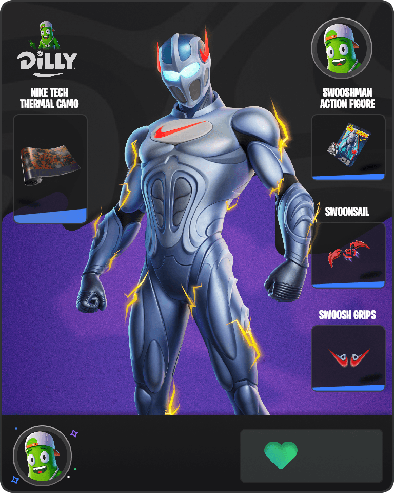 Swooshman Fortnite combo