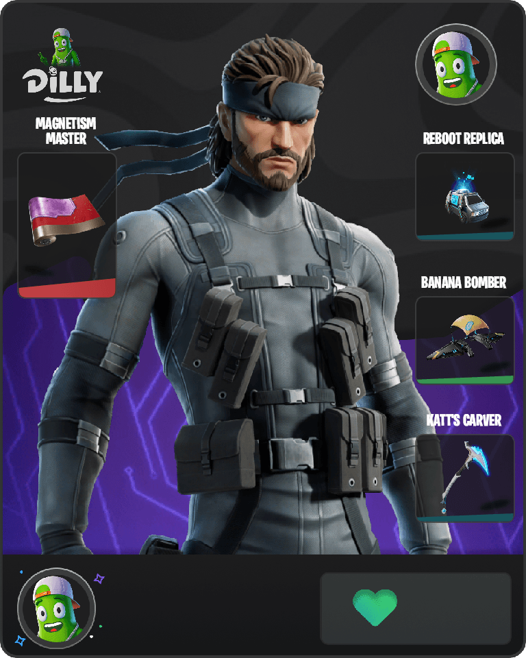 Solid Snake Fortnite combo