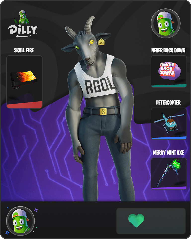 A Goat Fortnite combo