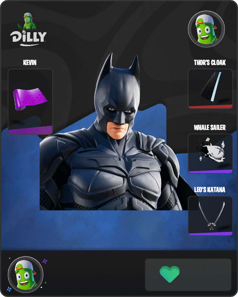 The Dark Knight Movie Outfit Fortnite combo
