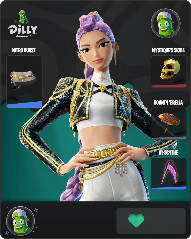 Golden Rumi Fortnite combo