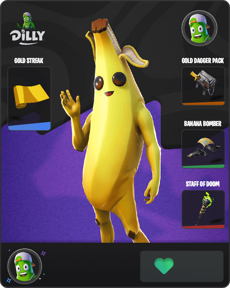 Peely Fortnite combo
