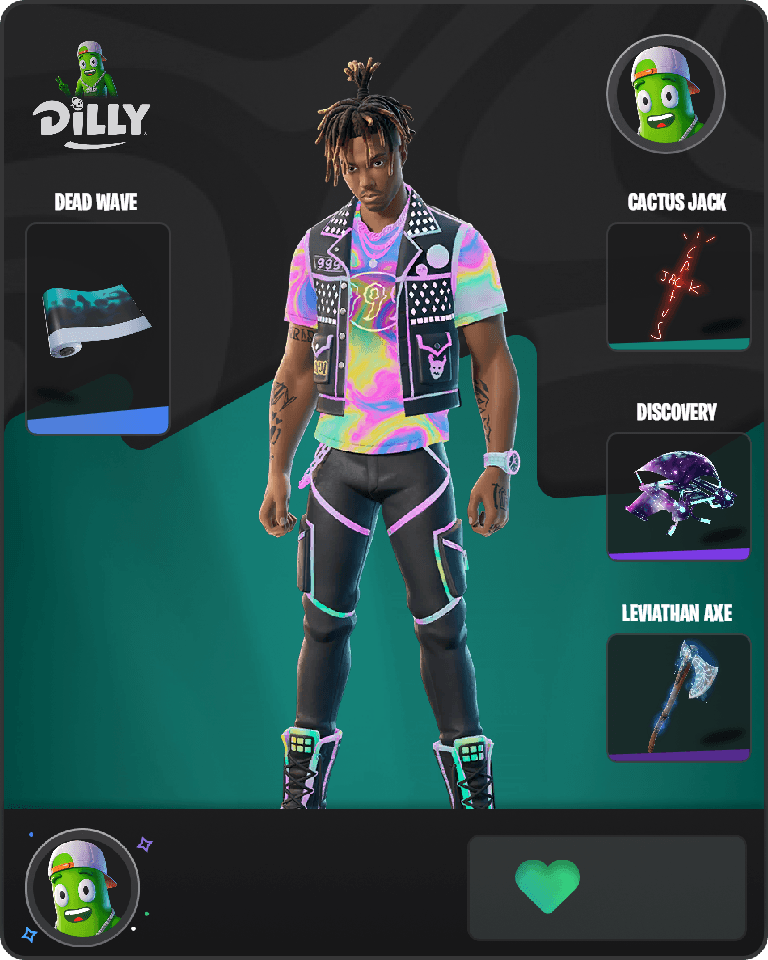 Juice WRLD Fortnite combo