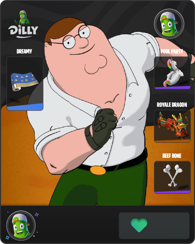 Peter Griffin Fortnite combo