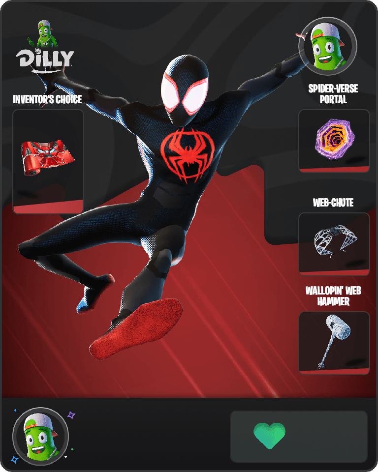 Spider-Man (Miles Morales) Fortnite combo