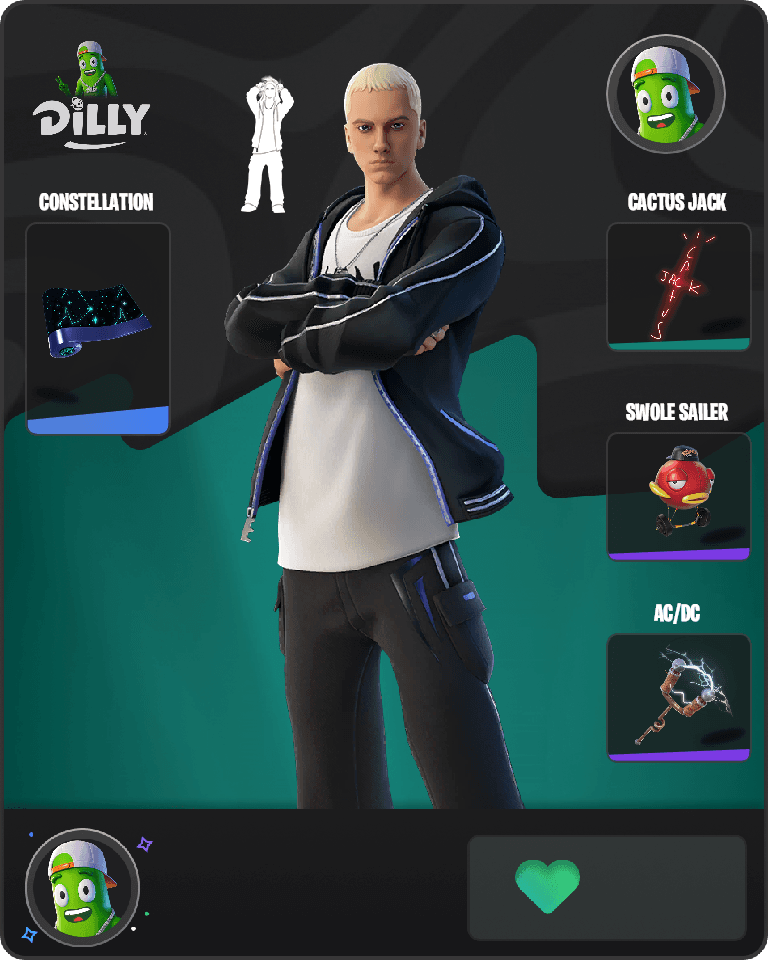Slim Shady Fortnite combo