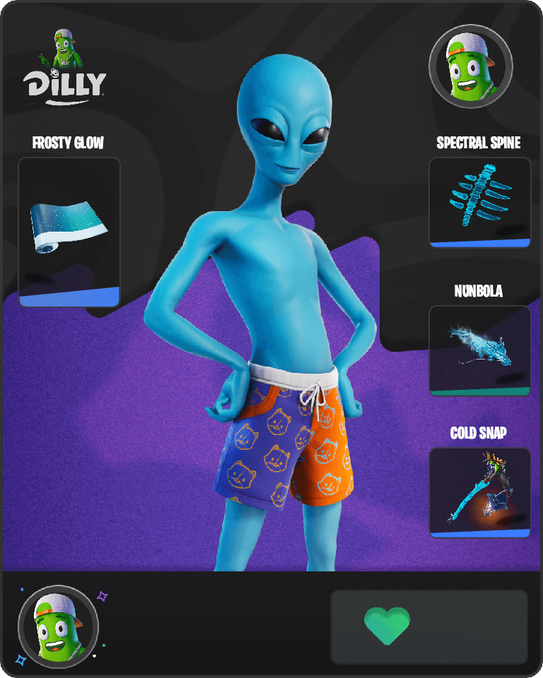 Human Bill Fortnite combo