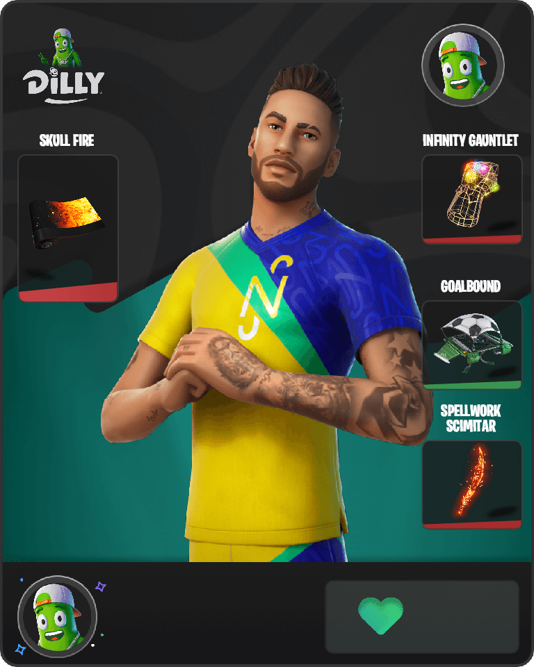 Neymar Jr Fortnite combo
