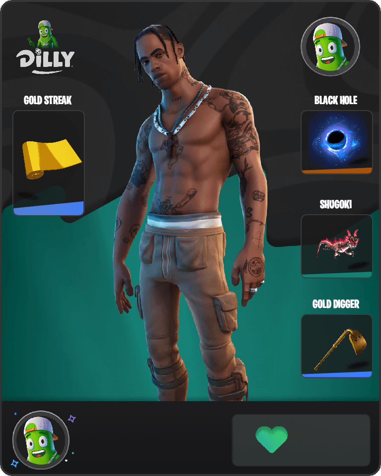 Travis Scott Fortnite combo