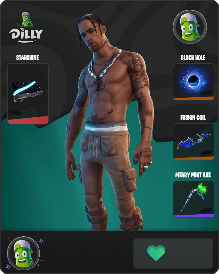 Travis Scott Fortnite combo