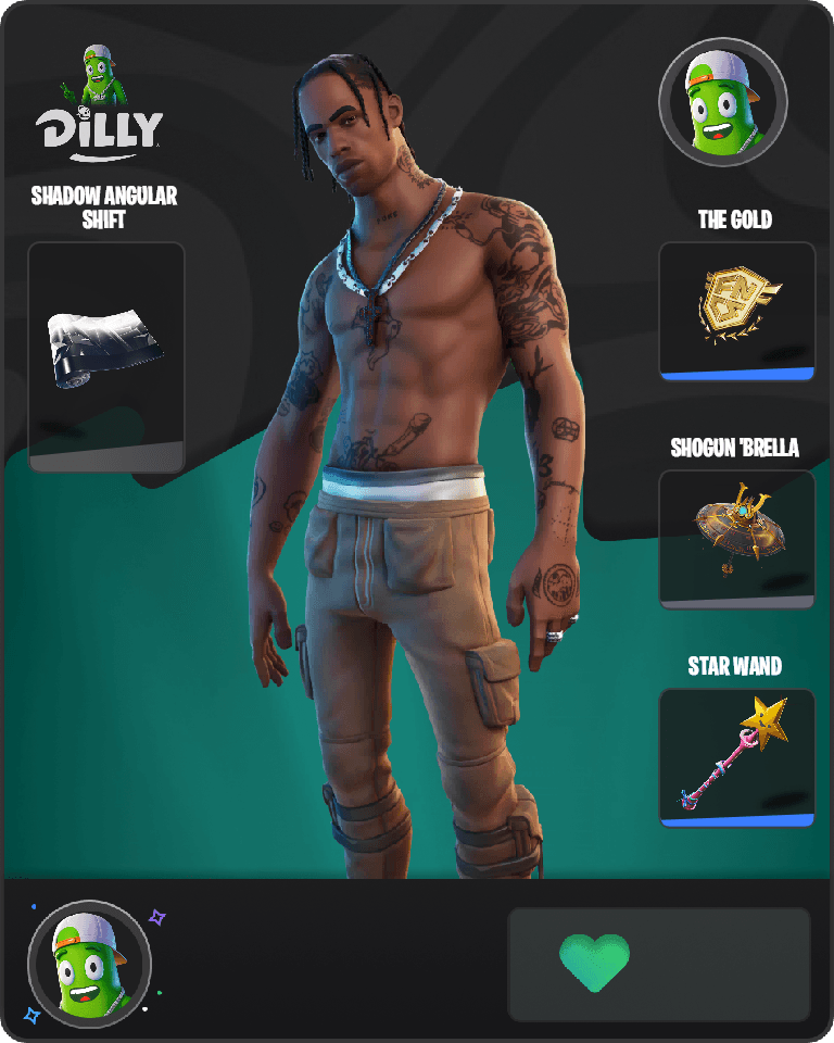 Travis Scott Fortnite combo