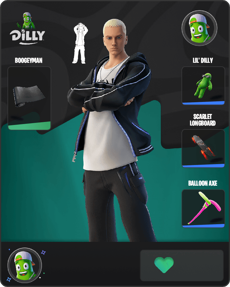 Slim Shady Fortnite combo