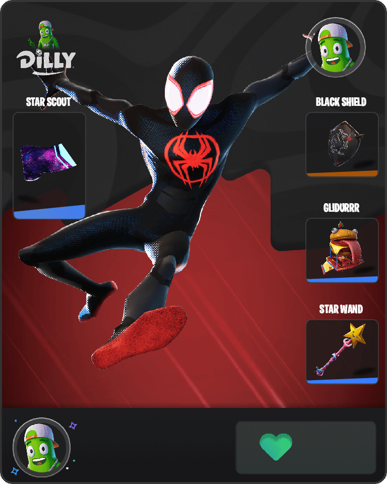 Spider-Man (Miles Morales) Fortnite combo