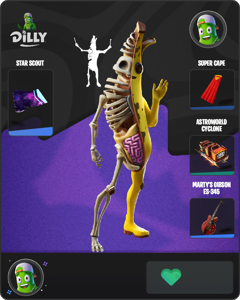Peely Bone Fortnite combo